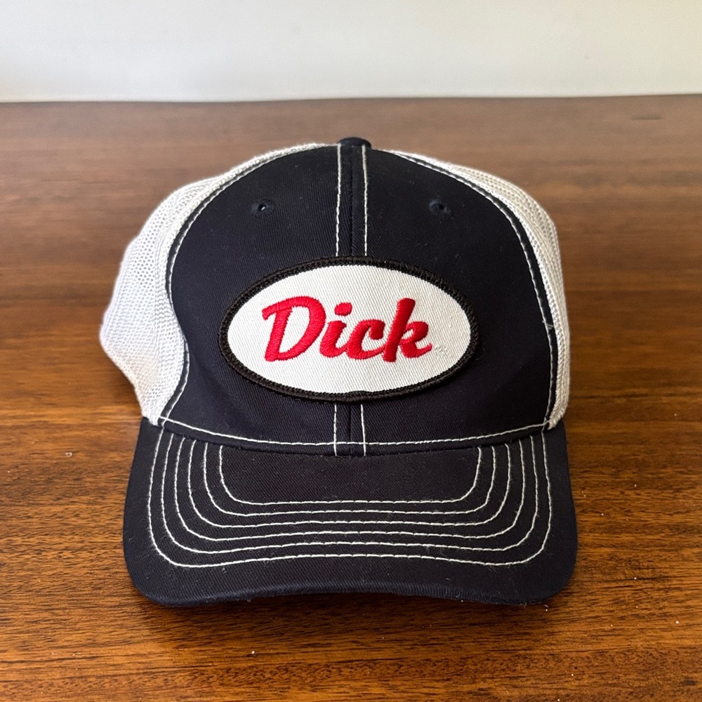 Black and White Men's Cap, for when your husband’s being a…. Well you know.